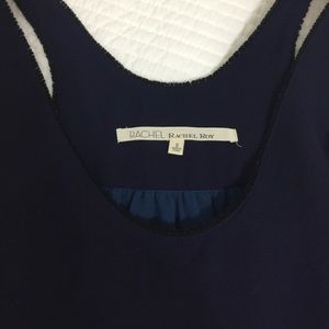 Rachel Roy Navy Layer Flow-y tank.